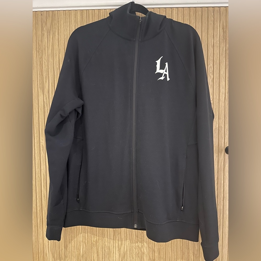 Lululemon zip up jacket men's large limited edition Los Angeles black hoodie